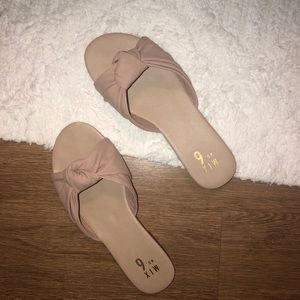 Blush sandals
